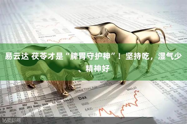 易云达 茯苓才是“脾胃守护神”！坚持吃，湿气少、精神好